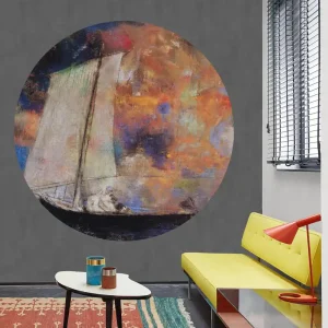 Beperkte Voorraad Dutch Painted Memories 2 - 8063C - Circle Flower Clouds