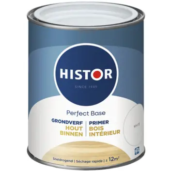 Snelle Levering Histor Perfect Base Grondverf - Hout Binnen - Wit