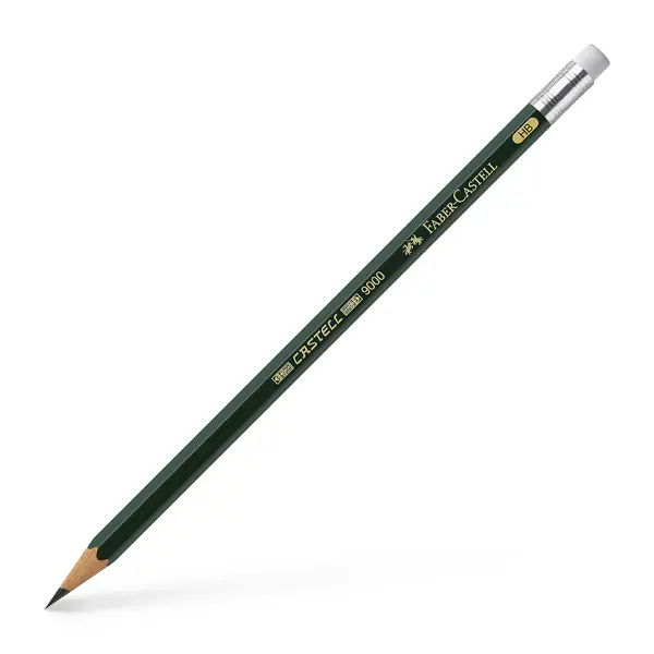 Koopje Faber Castell Potlood 9000 - HB met gum