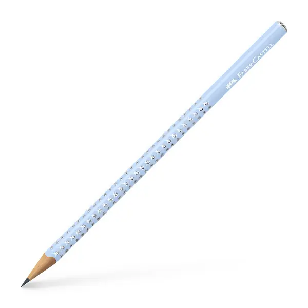 Bestseller Faber Castell Potlood Grip sparkle - sky blue