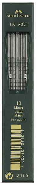 Faber Castell Potloodstiftjes TK9071 - 2,0mm - B Merkproduct
