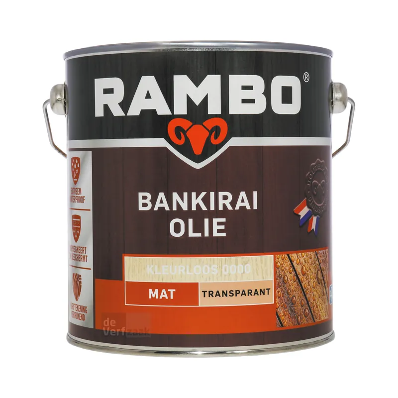 Rambo Bankirai Olie Transparant Laatste Versie