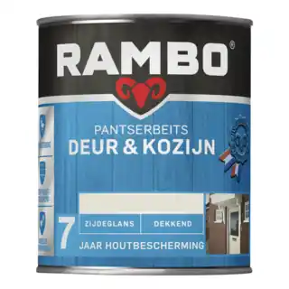 Op = Op Rambo Pantserbeits Deur & Kozijn Zijdeglans Dekkend 750 ml - Kastanjebruin