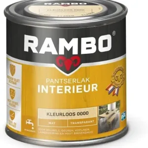 Premium Rambo Pantserlak Interieur Transparant Mat - Blank