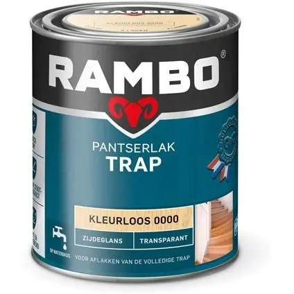 Rambo Pantserlak Trap Transparant Zijdeglans - Blank Betrouwbaar