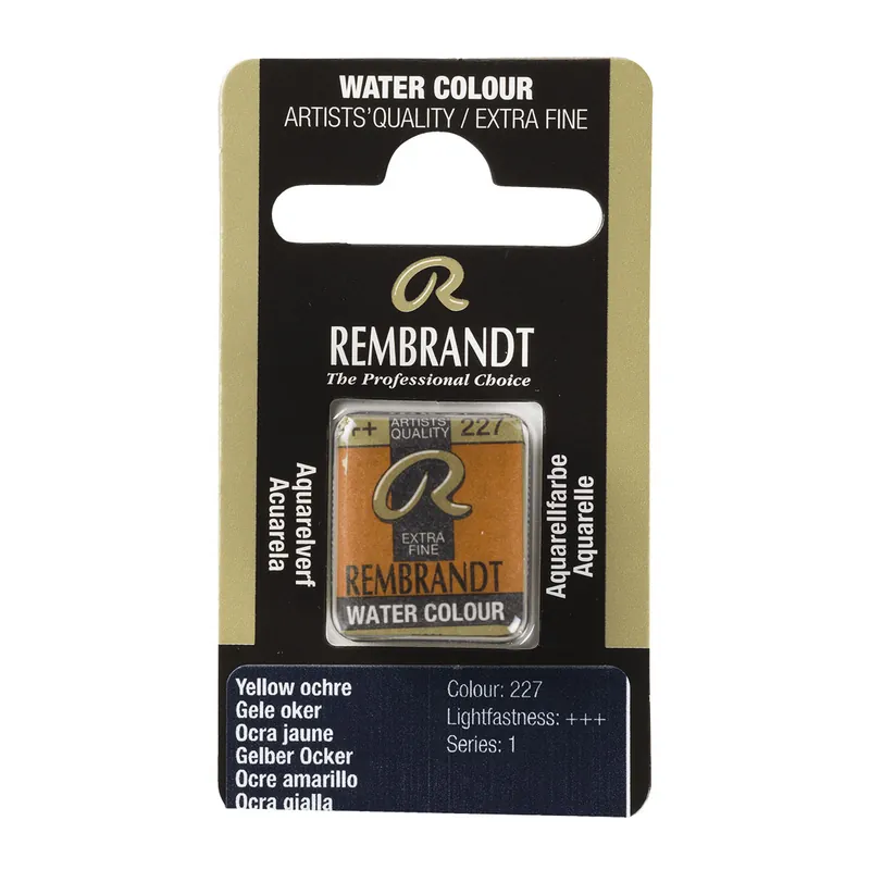 Rembrandt Aquarelverf Napje - Gele Oker #227 Hoge Kwaliteit