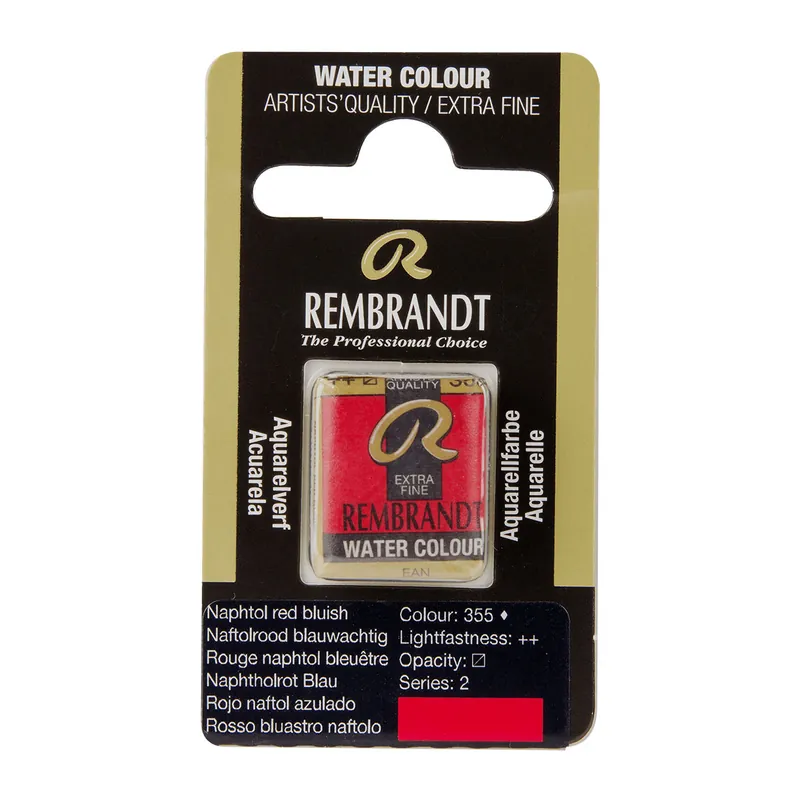 Rembrandt Aquarelverf Napje - Naftolrood Blauwachtig #355 Rechtstreeks Van De Fabrikant