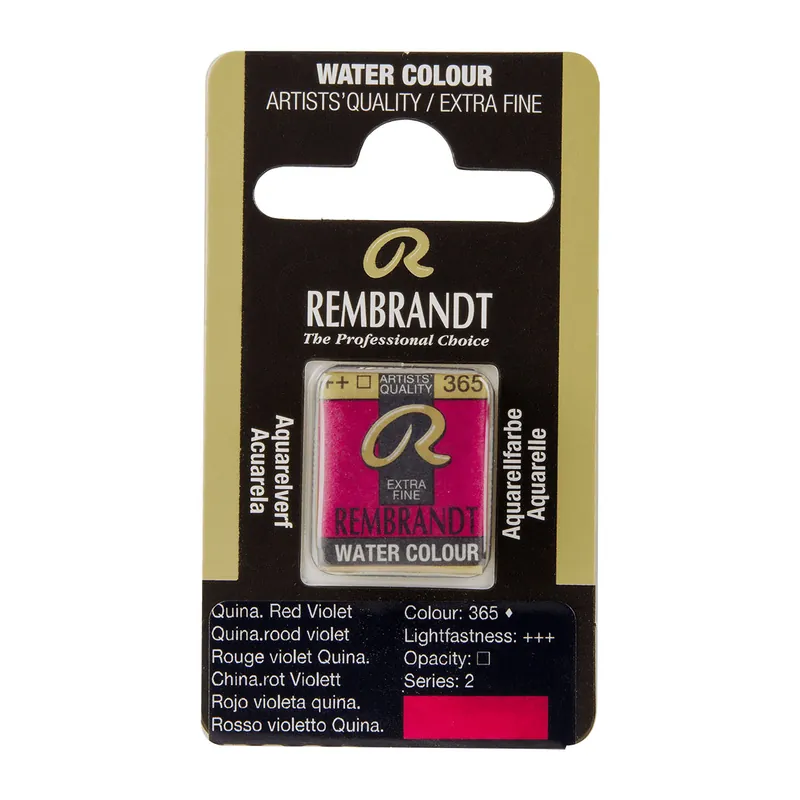 Bestseller Rembrandt Aquarelverf Napje - Quinacridonerood Violet #365