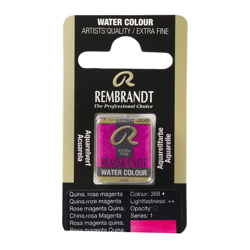 Rembrandt Aquarelverf Napje - Quinacridoneroze Magenta #368 Koop Vandaag