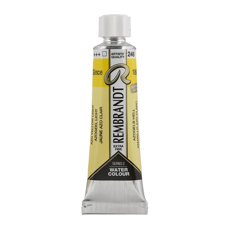 Tijdelijk Beschikbaar Rembrandt Aquarelverf Tube 10 ml - Azogeel Licht #246