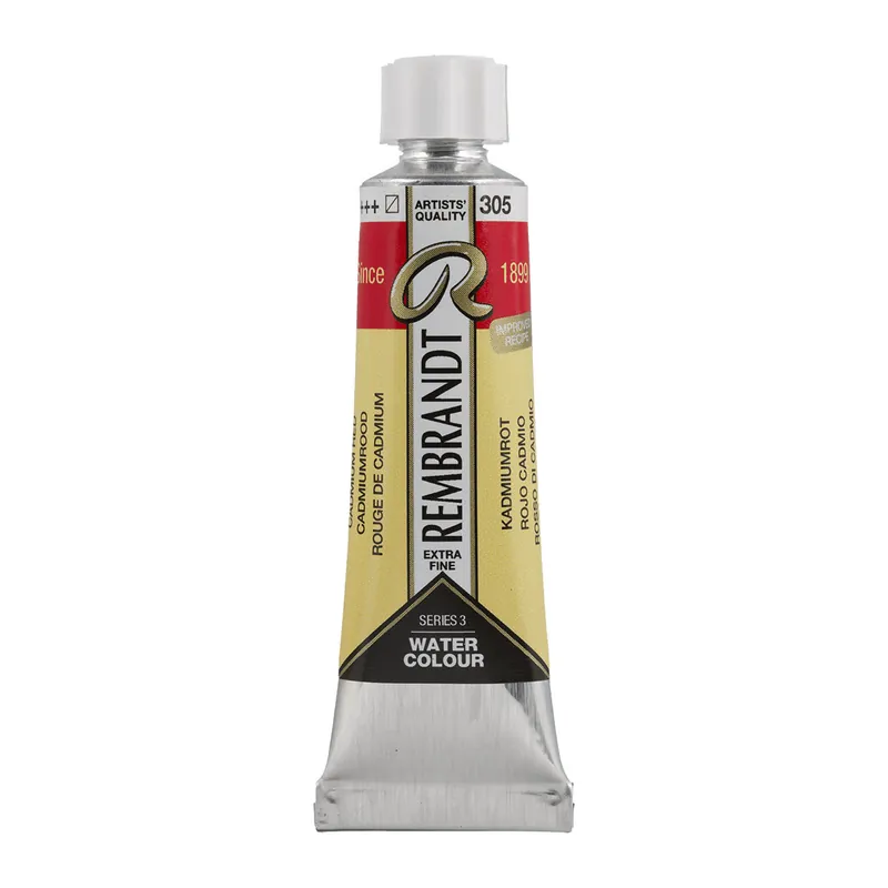 Koop Online Rembrandt Aquarelverf Tube 10 ml - Cadmiumrood #305