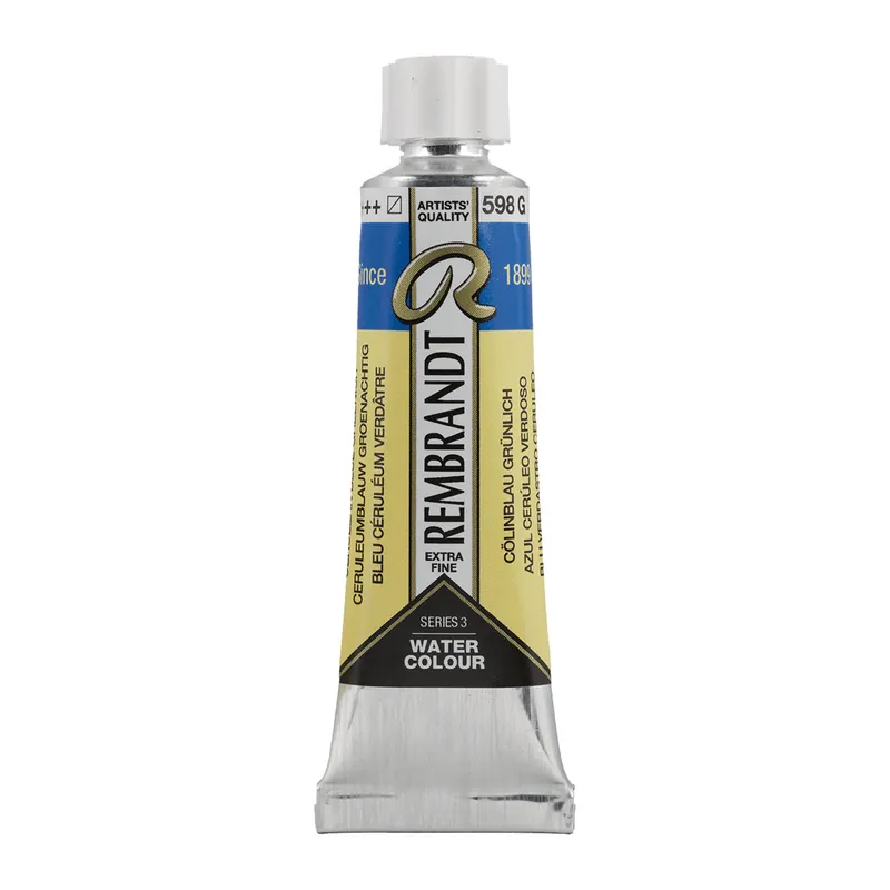 Alleen Vandaag Rembrandt Aquarelverf Tube 10 ml - Ceruleumblauw Groenachtig #598