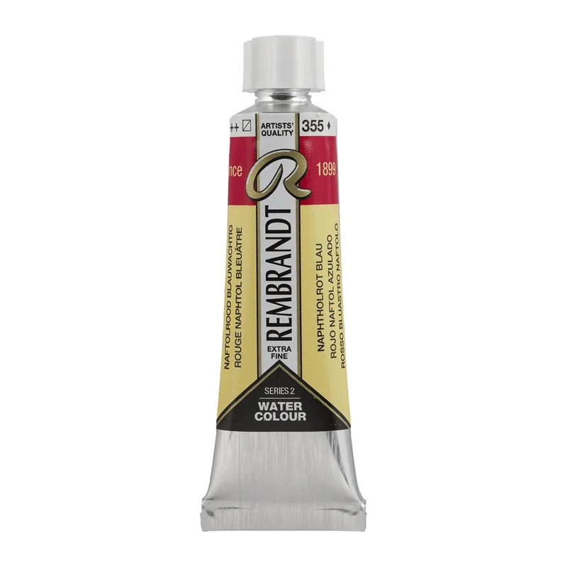 Gereduceerde Prijs Rembrandt Aquarelverf Tube 10 ml - Naftolrood Blauwachtig #355