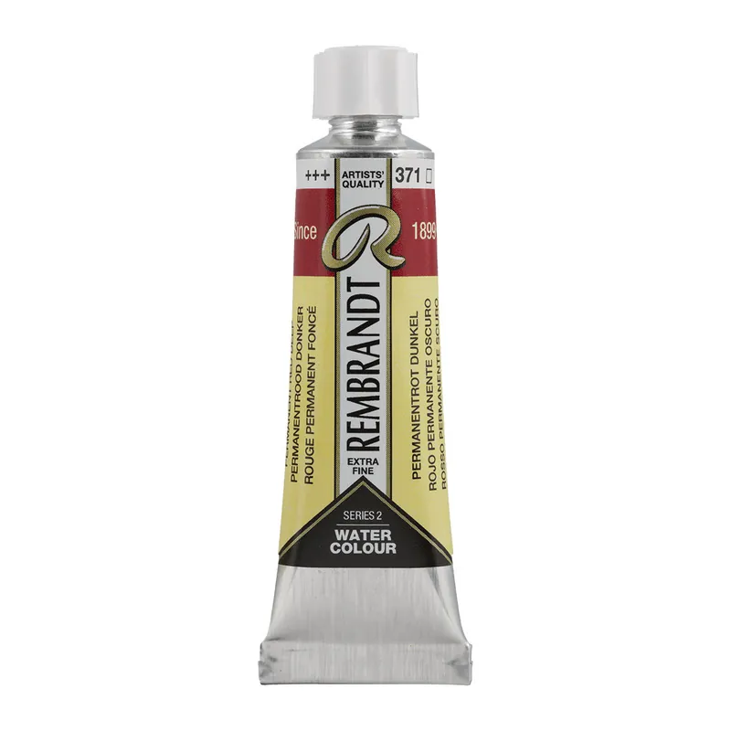Rembrandt Aquarelverf Tube 10 ml - Permanentrood Donker #371 Betrouwbaar
