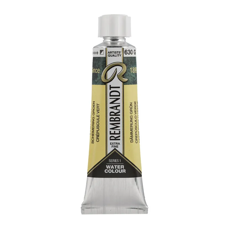 Hoge Kwaliteit Rembrandt Aquarelverf Tube 10 ml - Schemering Groen #630