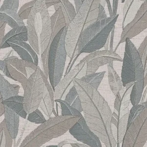 Superprijs Dutch Renaissance 2 - RE521054 - Embroidered leaves grey