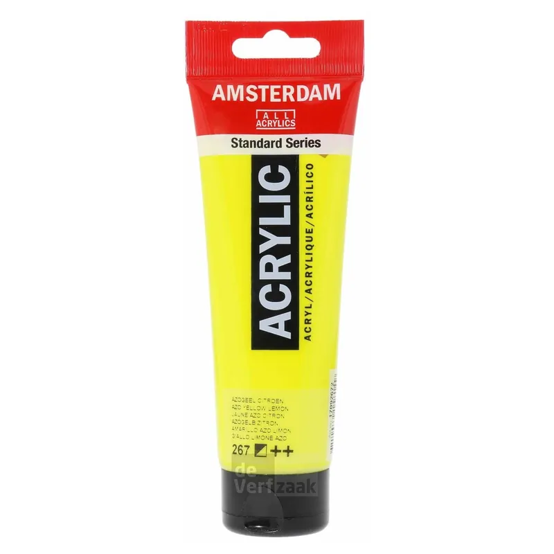 Seizoensaanbieding Royal Talens Amsterdam Acrylverf 120 ml - Azogeel Citroen 267