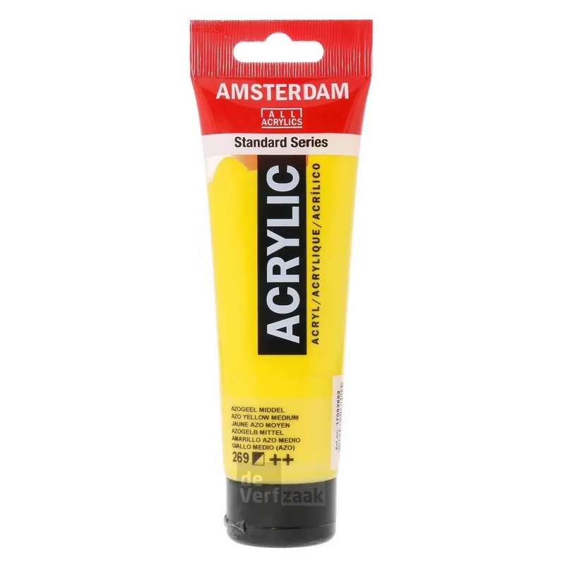 Royal Talens Amsterdam Acrylverf 120 ml - Azogeel Middel 269 Finale Uitverkoop
