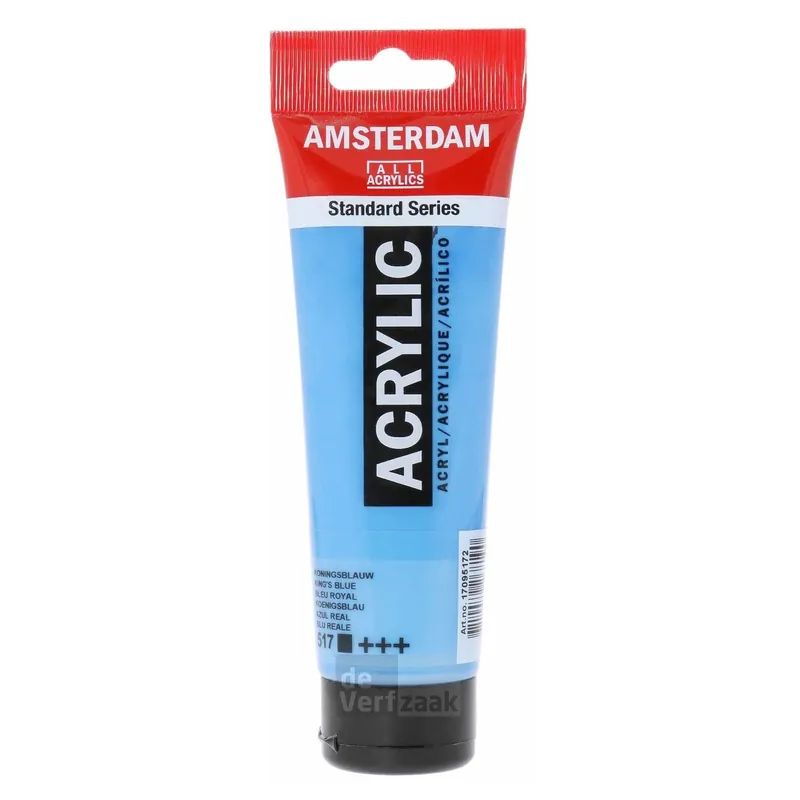 Royal Talens Amsterdam Acrylverf 120 ml - Koningsblauw 517 Actieprijs