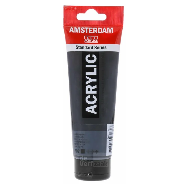 Royal Talens Amsterdam Acrylverf 120 ml - Lampenzwart 702 Lage Prijs