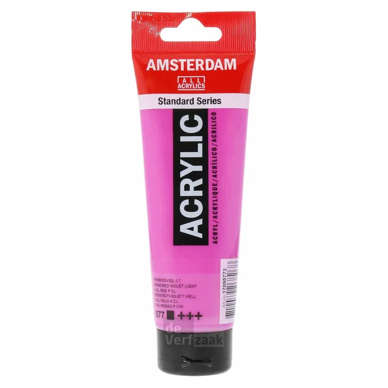 Royal Talens Amsterdam Acrylverf 120 ml - Permanentrood Violetlicht 577 Fabrieksprijs