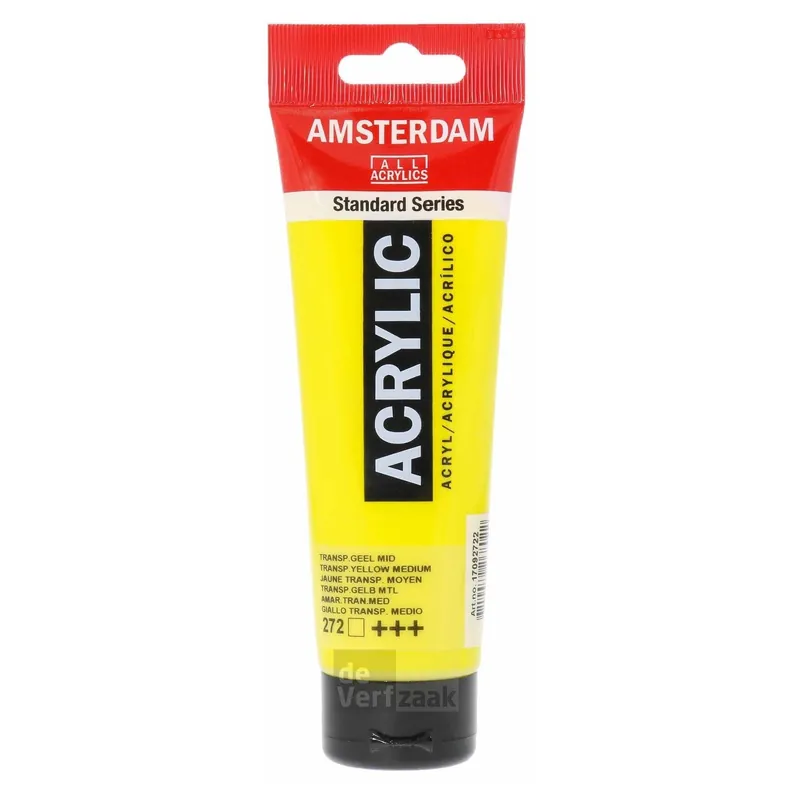 Nu Kopen Royal Talens Amsterdam Acrylverf 120 ml - Transparantgeel Middel 272