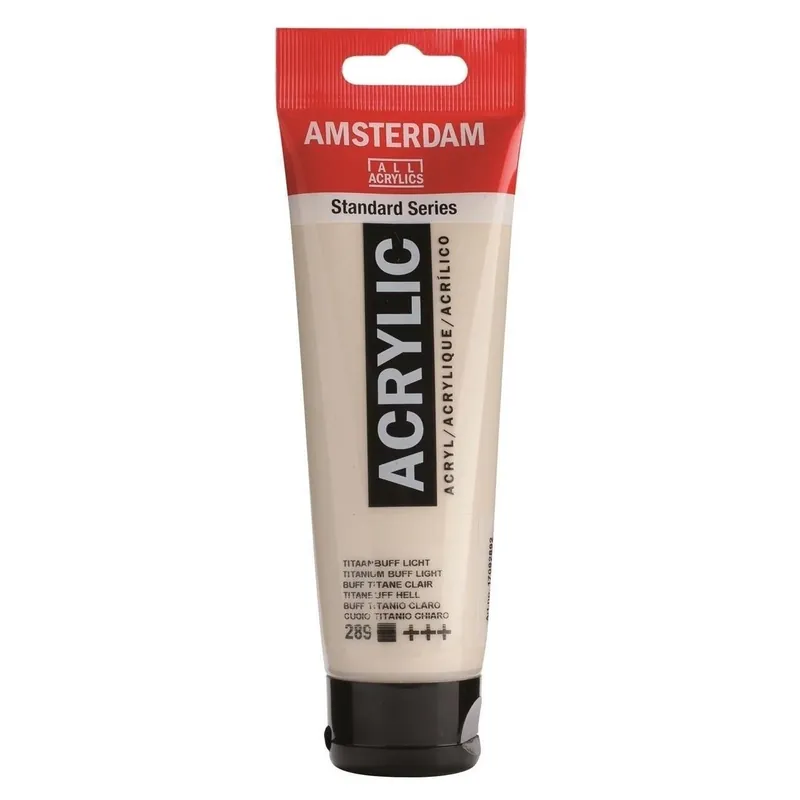 Superprijs Royal Talens Amsterdam Acrylverf 120 ml - Titaanbuff Licht 289