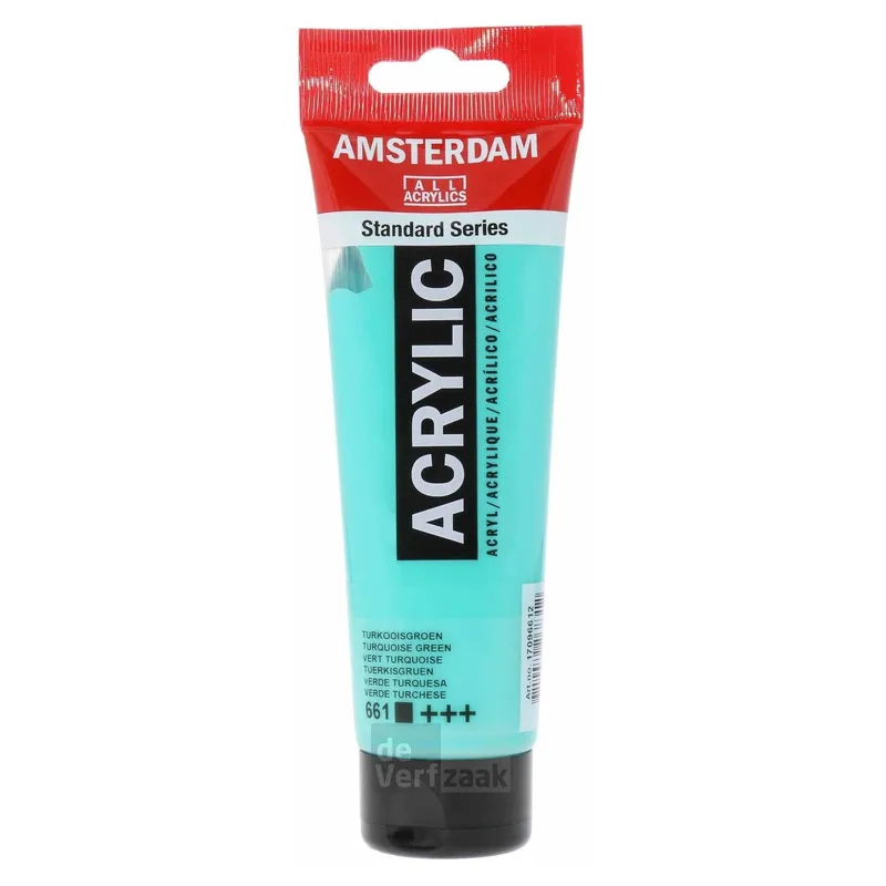 Betaalbaar Royal Talens Amsterdam Acrylverf 120 ml - Turkooisgroen 661