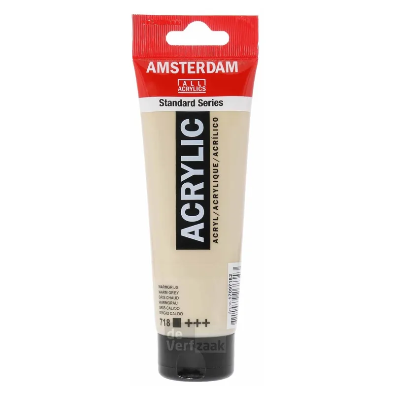Speciale Aanbieding Royal Talens Amsterdam Acrylverf 120 ml - Warmgrijs 718