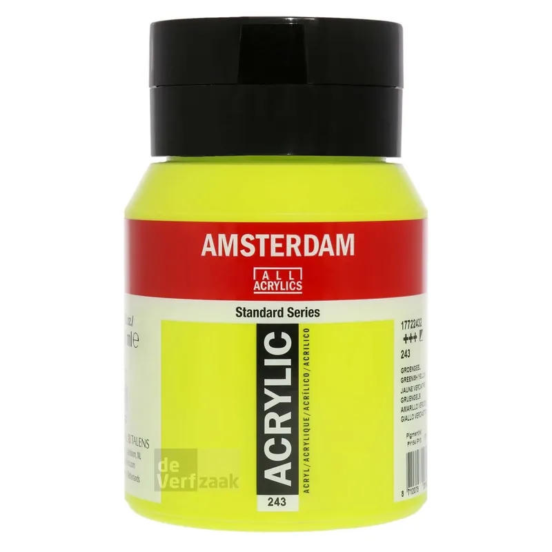 Op = Op Royal Talens Amsterdam Acrylverf 500 ml - Groengeel 243