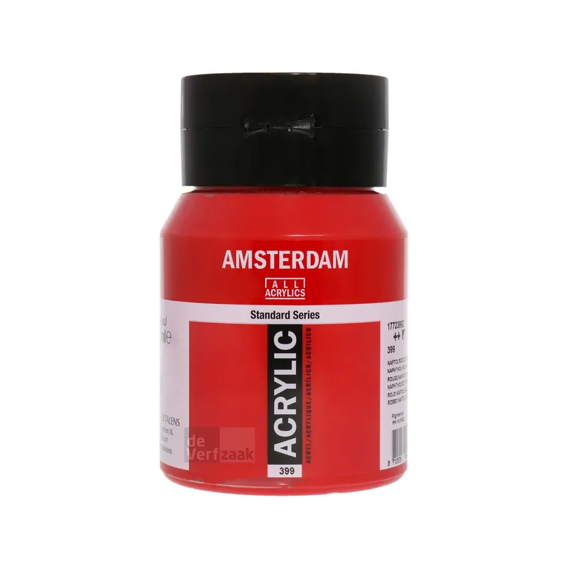 Royal Talens Amsterdam Acrylverf 500 ml - Naftolrood Donker 399 Hoge Kwaliteit