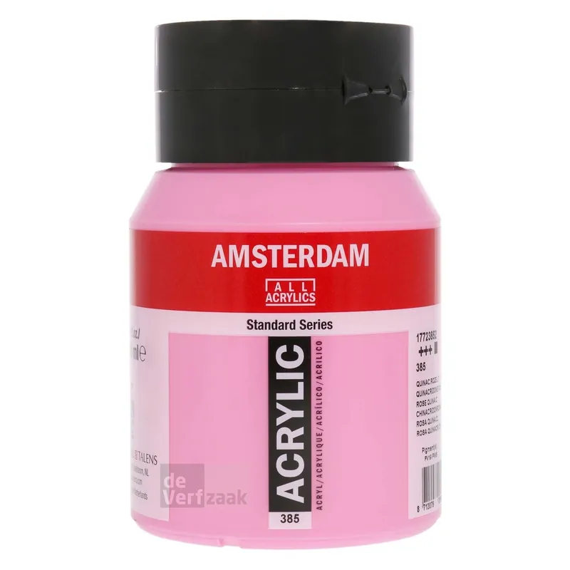 Korting Royal Talens Amsterdam Acrylverf 500 ml - Quinacridone Roze Licht 385