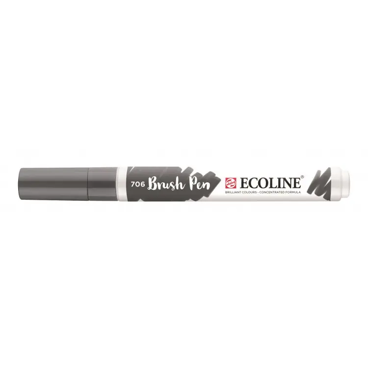 Royal Talens Ecoline Brushpen Donkergrijs Goedkoop