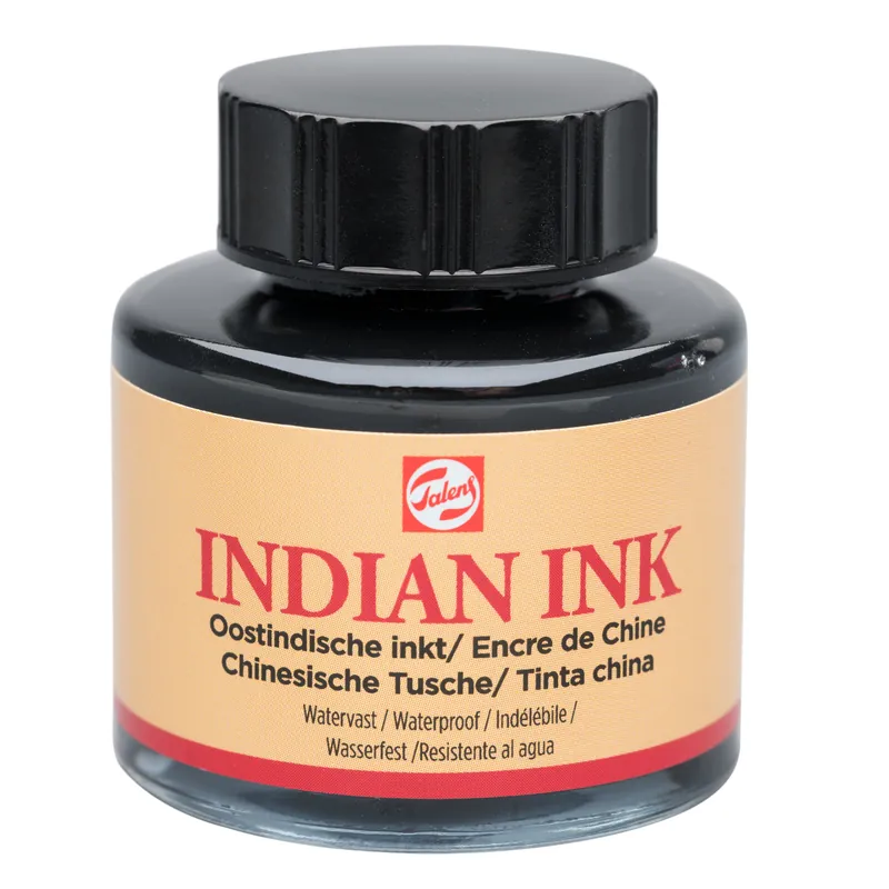Royal Talens Oostindische Inkt Flacon - 700 Zwart - 30 ml Gereduceerde Prijs
