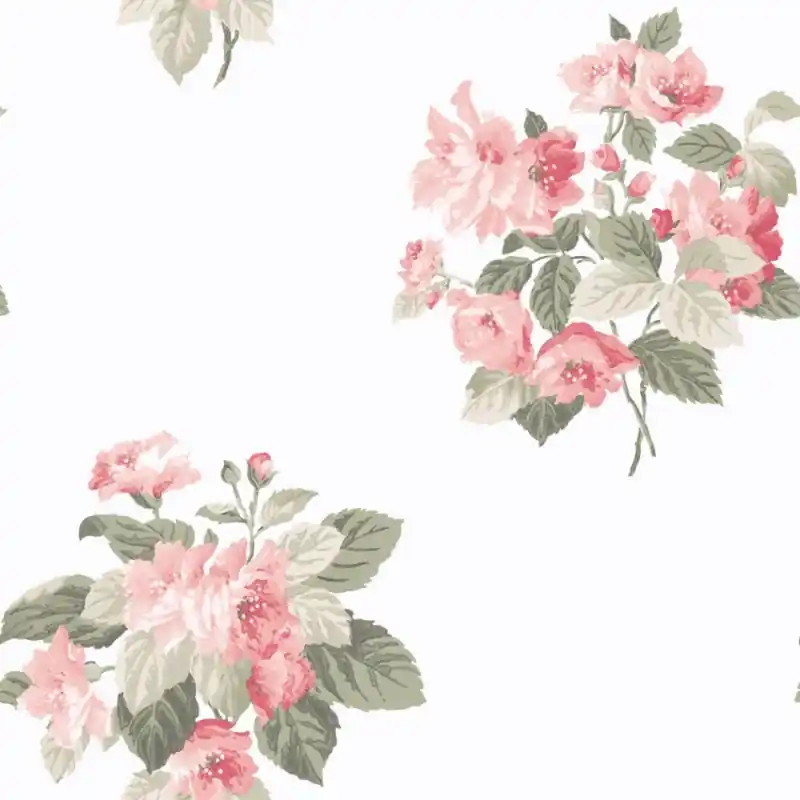 Op = Op Noordwand Secret Garden Behang met bloemen G78499