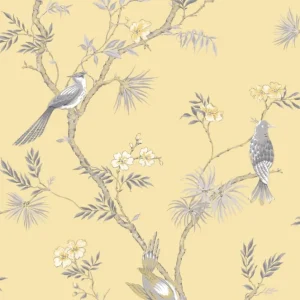 Noordwand Secret Garden Behang met vogels G78494 Alleen Vandaag