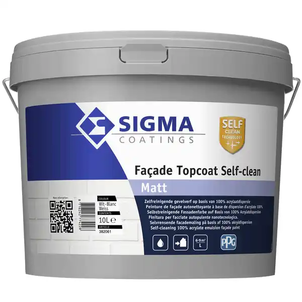 Sigma Facade Topcoat Self-clean Matt Koopje