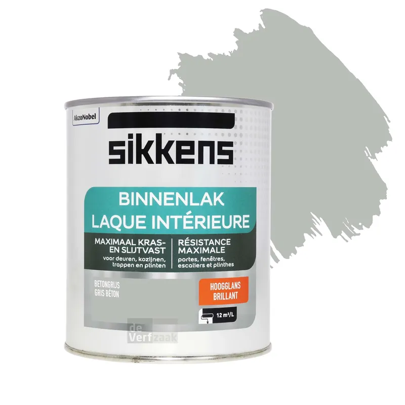 Op = Op Sikkens Binnenlak Hoogglans - Betongrijs