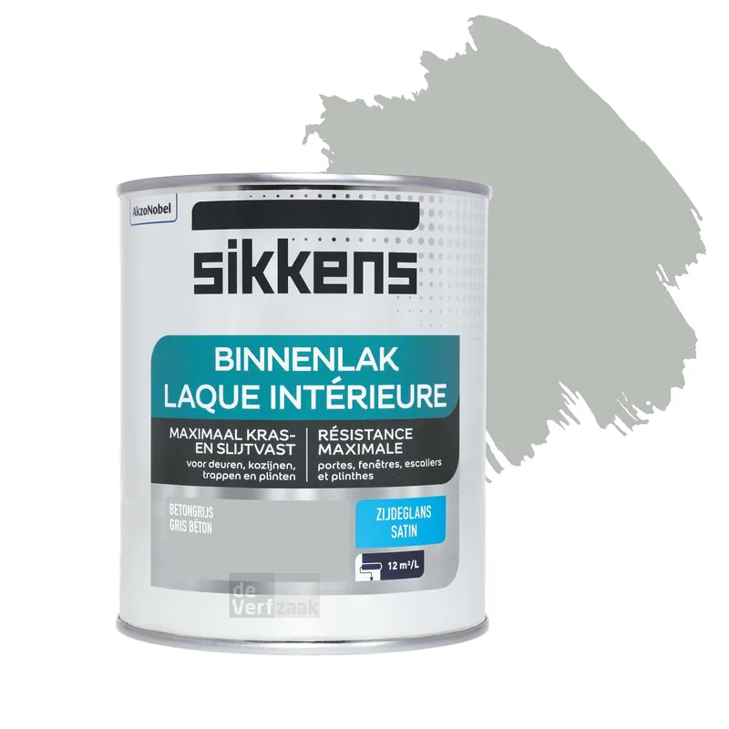 Sikkens Binnenlak Zijdeglans - Betongrijs Koop Vandaag