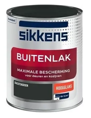 Gereduceerde Prijs Sikkens Buitenlak Hoogglans - Grachtengroen