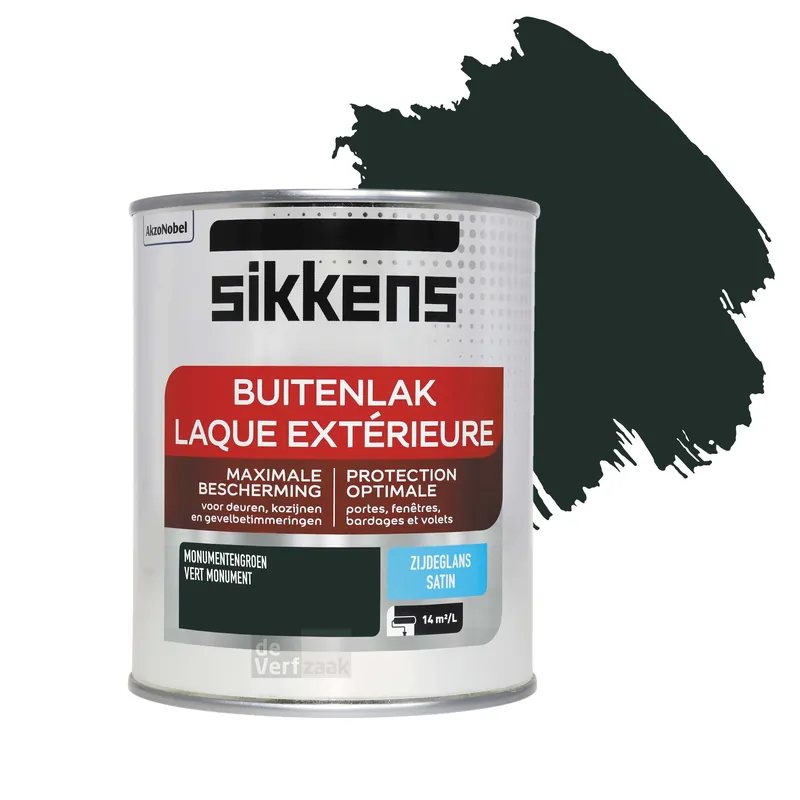 Sikkens Buitenlak Zijdeglans - Monumentengroen Op = Op