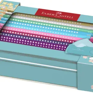 Faber Castell Sparkle set - 20x kleurpotloden en 1x mini puntenslijper Hete Deal