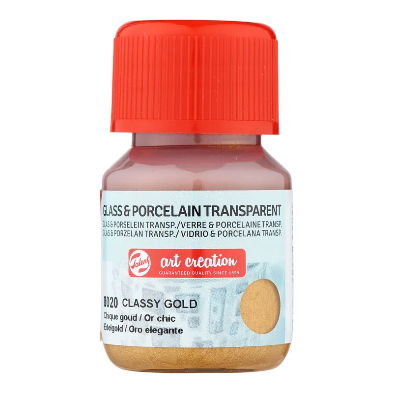 Royal Talens Talens Art Creation Glass & Porcelain Transparant Fles 30 ml - Chique Goud 8020 Weekendaanbieding