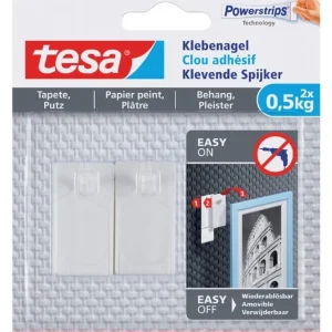 Tesa klevende spijker voor behang en pleister Actieprijs