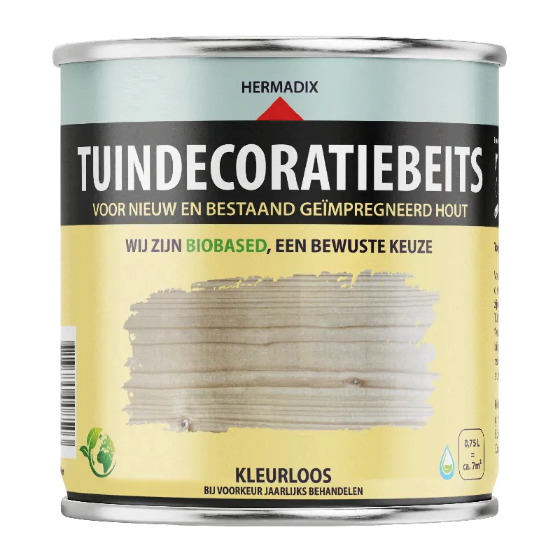 Hermadix Tuindecoratiebeits Transparant - 750 ml Direct Beschikbaar