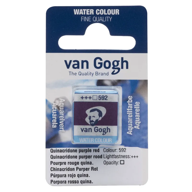 Van Gogh Aquarelverf Napje - Quinacridone Purper Rood #592 Nu Kopen