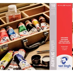 Hoge Kwaliteit Van Gogh Blok Acrylverfpapier - 10 vellen - 370 gram - 24 x 32 cm