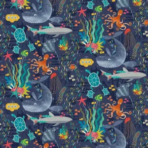Bestseller Ohpopsi When I Grow Up - Beneath The Waves Prussian - WGU50130W