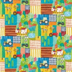 Tijdelijk Beschikbaar Ohpopsi When I Grow Up - Down On The Farm Teal Twist - WGU50118W