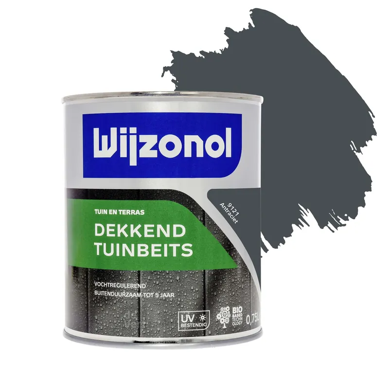 Wijzonol Dekkend Tuinbeits - Antraciet Goedkoop
